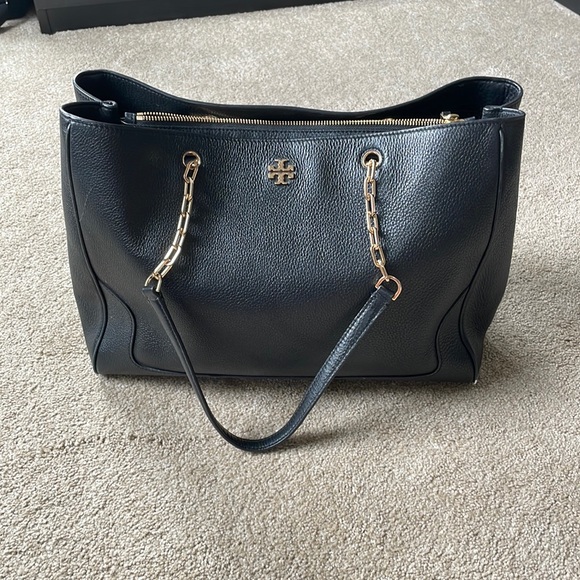Tory Burch Black and Gold Purse